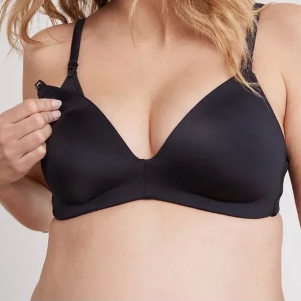 Thyme Black Nursing Bra 38C